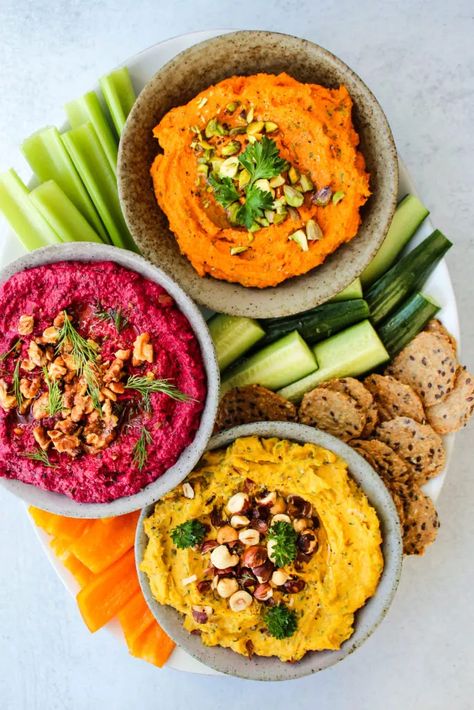 Healthy Roasted Vegetables, Vegetable Dip Recipe, Homemade Appetizer, Vegetable Dips, Vegetable Dip, Meal Prep Snacks, Roasted Vegetable Recipes, Roasted Vegetable, Carrot Recipes