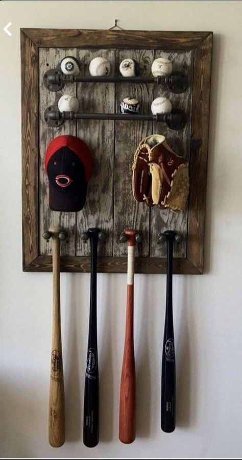 Baseball Glove Display, Baseball Bedroom Decor, Glove Display, Baseball Themed Bedroom, Baseball Room Decor, Baseball Bedroom, Baseball Display, Sport Bedroom, Baseball Room