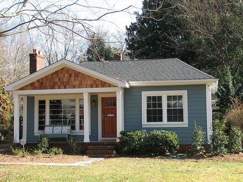 Hardiplank Siding w Cedar Shake in Gable | by CrownBuilders Cottage Exterior Colors, Hardy Plank Siding, Cedar Shake Siding, Porch Addition, Home Exterior Makeover, Cottage Exterior, Cedar Shingles, Exterior Paint Colors For House, Exterior Makeover