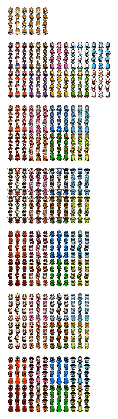 Character Sprite Sheet, Walking Animation, Sprite Sheet, Character Sprite, Pokemon Sprites, Pixel Characters, Fall Games, Cool Pixel Art, Rpg Characters