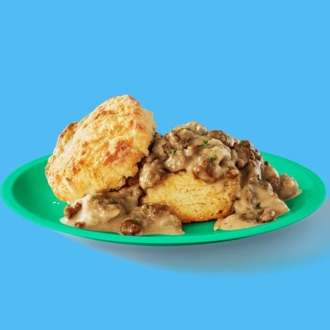 Impossible™ Sausage Biscuits and Gravy Recipe Impossible Sausage, Sausage Biscuits And Gravy, Biscuits And Gravy Recipe, Sausage Gravy Recipe, Sausage Biscuits, Homemade Buttermilk Biscuits, Classic Peanut Butter Cookies, Breakfast Casserole Sausage, Vegan Sausage