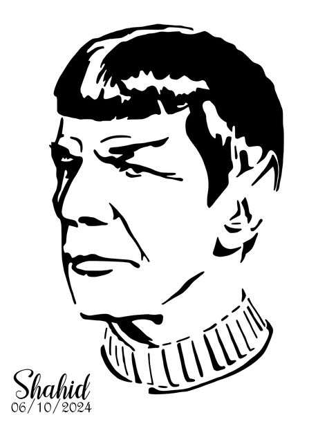 When you eliminate the impossible, whatever remains, however improbable, must be the truth. - Spock (Star Trek) Spock Star Trek, Live Long And Prosper, Star Trek Art, Dark Corners, The Impossible, Spock, Telling Stories, Live Long, Pen Drawing