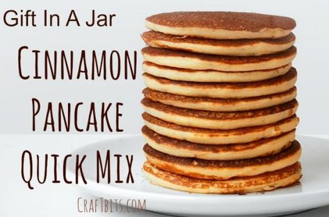 Christmas Pancake Mix In A Jar, Pancakes In A Jar Gift, Just Add Water Pancake Mix Recipe, Cinnamon Pancake Recipe, Diy Pancake Mix, Homemade Pancake Mix Recipe, Cinnamon Pancakes Recipe, Best Homemade Pancakes, Christmas Pancakes