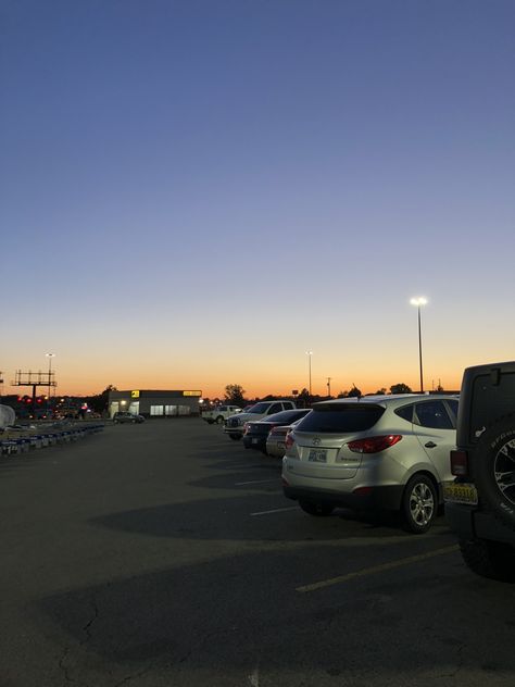 What a beautiful Walmart parking lot💖 Walmart Parking Lot Aesthetic, Observational Photography, Walmart Aesthetic, Walmart Pics, Parking Lot Aesthetic, Parking Lot Background, Walmart Parking Lot, Ride Aesthetic, Life In Usa