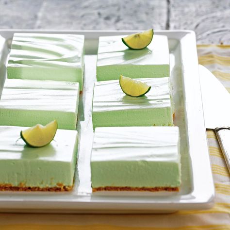 R119216 Lime Cheesecake Bars, Key Lime Cheesecake Bars, Festive Recipes, Key Lime Cheesecake, Spring Baking, Cheesecake Bar Recipes, Lime Cheesecake, Cheesecake Bars, Yummy Sweets