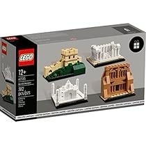 Lego Statue Of Liberty, Lego Architecture Set, Architecture Unique, Architecture Set, The Parthenon, Lego Lovers, The Taj Mahal, Lego Minecraft, Lego Worlds