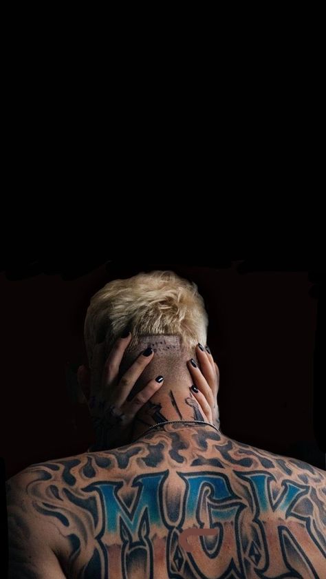 Colson Baker Cute, Mgk Wallpaper, Mgk Lyrics, Outer Bicep Tattoos, Bicep Tattoos, Dope Wallpaper, Hands Nails, Dope Wallpaper Iphone, Aesthetic Lockscreens