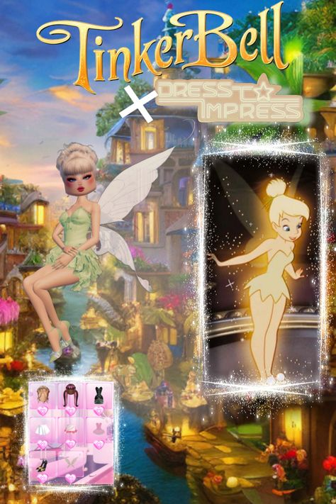 Tinkerbell || Dress to Impress || DTI || FAIRY Tinkerbell Dress To Impress, Tinkerbell Dress, Dress To Impress