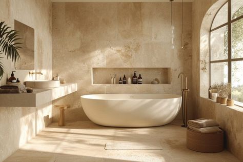 Le choix d'un enduit à la chaux pour votre salle de bain - Organizen House Inspo, Salle De Bain, Dream House