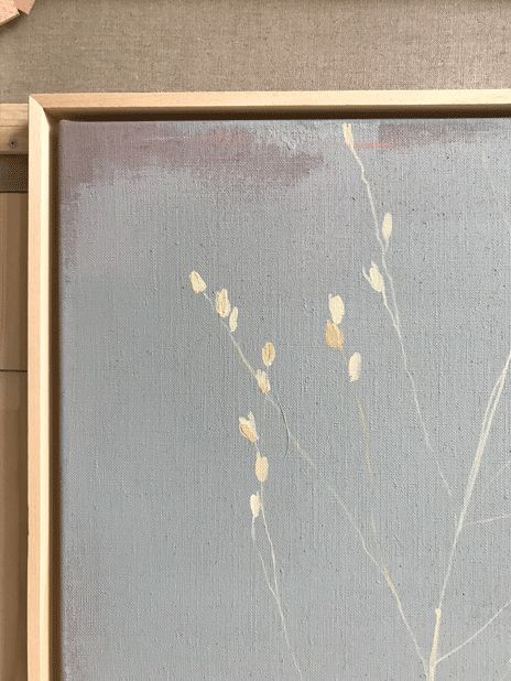 grass on grey-ish green - Maartje van den Noort Green Prints, Creative Wall Art, Wall Art Ideas, Green Paintings, Matte Paint, Owl Painting, Creative Wall, Linen Canvas, Monoprint