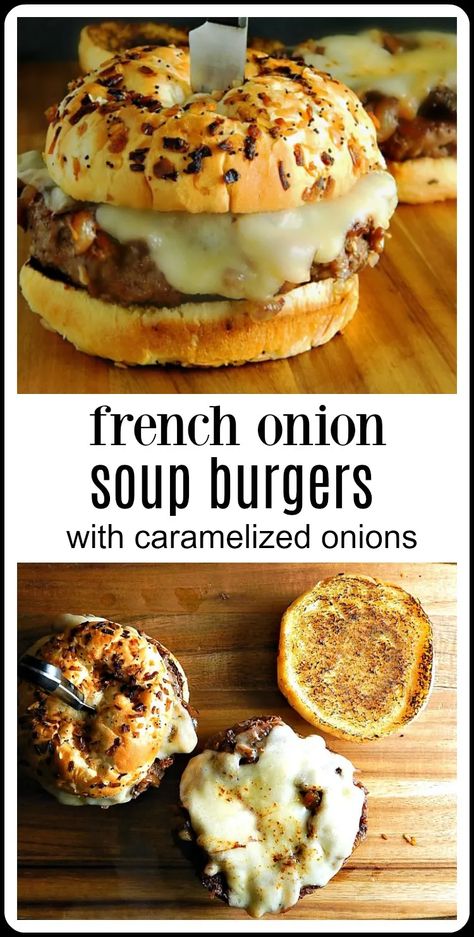 Onion Soup Burgers, Chicken Chimichurri, Easy Grill, Onion Burger, Thighs Recipe, Loaded Nachos, Dinner Meal, Cheese Burger, Gourmet Burgers