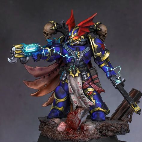 Night Lords 40k, Warhammer Eldar, Chaos Legion, Night Lords, Warhammer 40k Figures, Thousand Sons, Warhammer Paint, D&d Miniatures, Warhammer Models