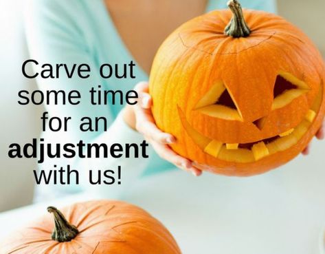 Chiropractic Halloween, Chiropractic Facts, Chiropractic Humor, Chiropractic Quotes, Chiropractic Marketing, Benefits Of Chiropractic Care, Chiropractic Clinic, Family Chiropractic, Carving Pumpkins