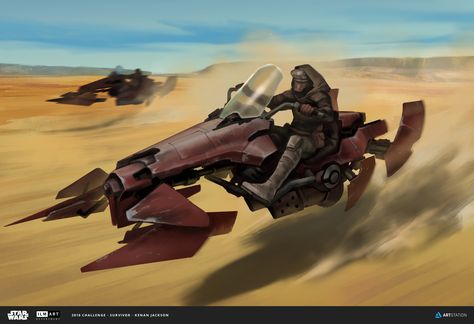 Ekko League Of Legends, Speeder Bike, Star Wars Spaceships, Sci Fi Design, Star Wars Characters Pictures, Star Wars Vehicles, Star Wars Concept Art, Star Wars Rpg, Spaceship Concept