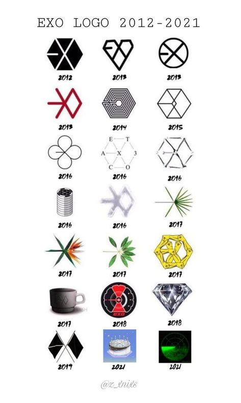 Logo Exo Symbols, Exo Logo Design, Exo Tattoo Ideas, Exo Logos, Exo Tattoo, Exo We Are One, Exo Logo Wallpapers, Exo Sign, Exo For Life