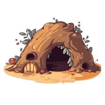 burrow,clipart,cartoon,tree,plant,art,wood,font,illustration,drawing,grass,landscape,terrestrial animal Burrow Drawing, Burrow Illustration, Cave Clipart, Cave Illustration, Log Drawing, Door Clipart, Grass Drawing, Cartoon Tree, Fairy Cartoon