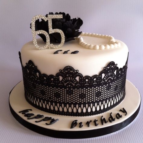 Cake for liz's 65th Birthday                                                                                                                                                      More Cake For 65th Birthday Woman, 65th Birthday Party Ideas For Women, 65th Birthday Cake For Women, 65th Birthday Cake, 65th Birthday Party Ideas, Glam Cake, 65th Birthday Invitations, Birthday Cake For Women, 65 Birthday Cake