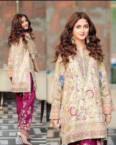 Pakistani Wedding Outfits Sisters, Eid Dresses For Girl, Eid Outfit Ideas, Brides Sister, Eid Dress, Pakistani Formal Dresses, Pakistani Fashion Casual, Pakistani Wedding Outfits, Desi Fashion Casual