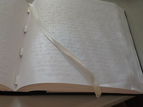 Page from a braille bible Braille Book Aesthetic, Universe Aesthetic, Bible Studying, Tootsie Pop, Low Vision, Original Characters, Character Aesthetic, Christian Life, Learn To Read