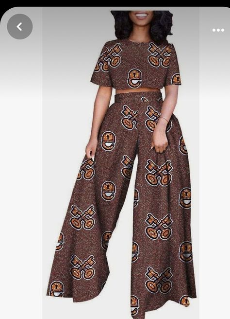 Dashiki Clothing, Chitenge Outfits, Ankara Pants, African Tops For Women, Short Sweatpants, Kitenge Designs, Ankara Styles For Women, Nigerian Lace Styles Dress, African Prom Dresses