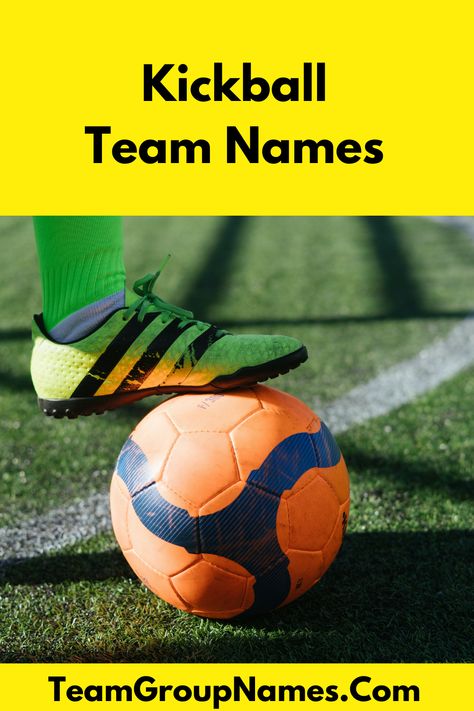 Kickball Team Names Soccer Captions For Instagram, Kickball Rules, Soccer Captions, Kickball Team Names, Kickball Tournament, Caption For Boys, Instagram Post Captions, Captions For Instagram Posts, Soccer Tournament