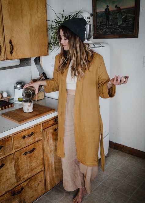 Cozy Robes, Granola Style, Go Work, Wish Me Luck, Fluffy Towels, Mama Style, Pantalon Large, Mode Inspiration, Mom Style