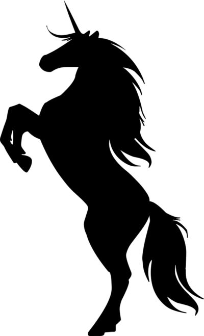 Unicorn Silhouette - Free vector clip art image. #BlackAndWhite, #ClipArt, #Fantastic, #Fauna, #Free, #PublicDomain, #SVG, #VectorImage Cool Card Tricks, Unicorn Silhouette, Scroll Saw Patterns Free, Silhouette Clip Art, Silhouette Stencil, Unicorn Art, Button Art, Silhouette Art, A Unicorn