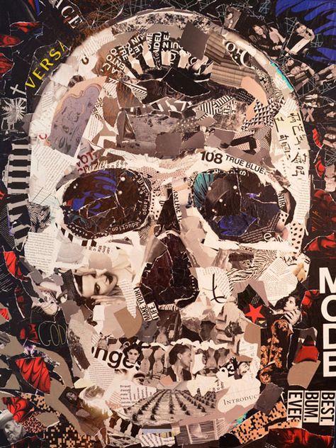 Not Even Bones, Carnivorous Flower, Voodoo Lily, Skull Collage, Alevel Art, Collage Art Projects, Paper Collage Art, Found Object Art, Skull Artwork