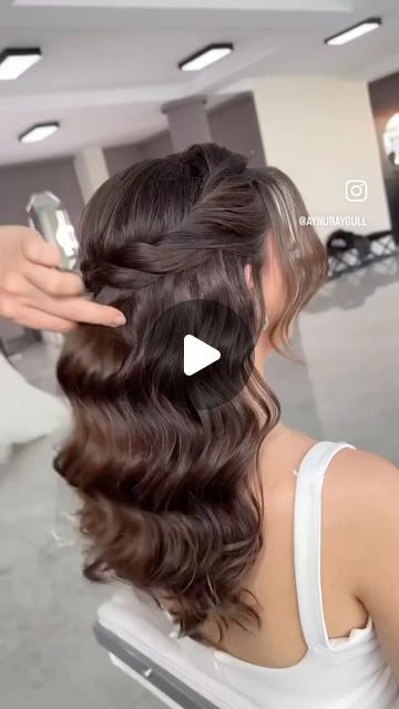 Maya Beauty | . #hairtutorial #bridalhairtutorial #hairhowto #haireducation #howtohair #updoeducator #pretty hair #bridesmaidhair #brides #bridesmaids... | Instagram Bridesmaid Hairstyles For Medium Hair, Up Bridesmaid Hair, Half Up Bridesmaid Hair, Half Up Bridesmaid, Bride Hairstyles With Veil, Bridesmaid Hairstyles Medium Length, Quince Hairstyles For Long Hair, Bridal Hair Tutorial, Hairstyles With Crown