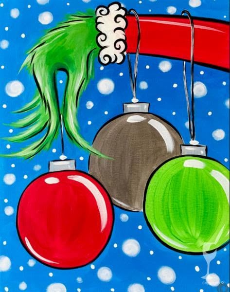 Events | Painting Party in La Grange, IL | Bottle & Bottega Painting With A Twist, Paint Your Pet, Christmas Canvas Art, Christmas Paintings On Canvas, Christmas Rock, Painting Party, Holiday Painting, Canvas Painting Diy, Christmas Canvas