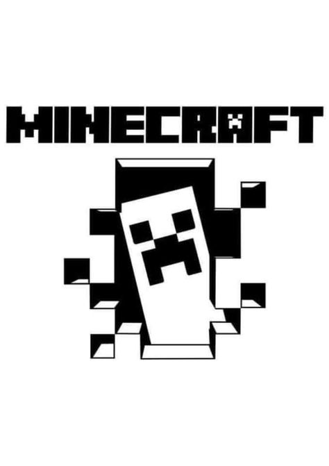 Minecraft Stencil, Minecraft Svg, Minecraft Logo, Fancy Writing, Halloween Stencils, Holiday Costumes, Image Downloads, Stencil Art, Boys Room