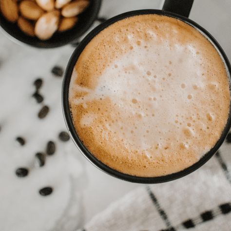 Almond Latte Recipe: A Cozy, Subtly Sweet and Creamy Drink Almond Milk Latte, Almond Latte, Almond Extract, Espresso Drinks, Sweet Drinks, Latte Recipe, Agave Nectar, Sweet Notes, Few Ingredients