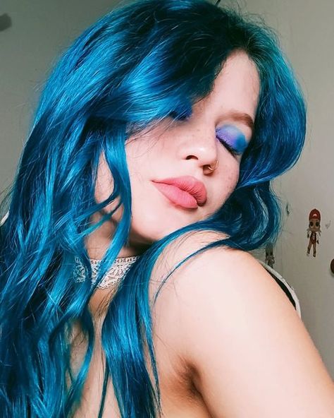 Arctic Fox Hair Color on Instagram: "Life is too short to have boring hair 💙 @adriassight in Aquamarine #AFaquamarine" Arctic Fox Aquamarine, Aquamarine Hair, Arctic Fox Hair Dye, Fox Hair Color, Dyed Hair Blue, Fox Hair, Arctic Fox Hair Color, Gorgeous Hair Color, Boring Hair