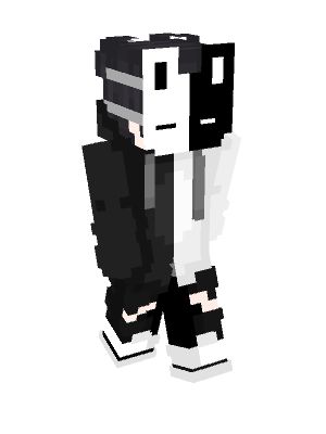 Minecraft Skins With Masks, Minecraft Skins Black, Minecraft Mask, Black And White Mask, Diy Dragon Costume, Minecraft Skins Boy, Minecraft Skin Ideas, Skin Mine, Capas Minecraft