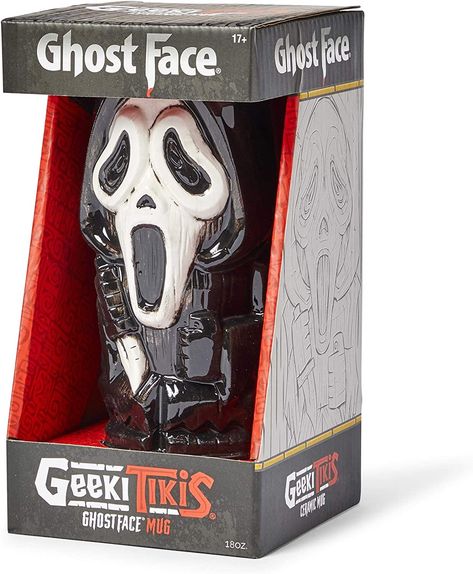 19-oz Ceramic from Geeki Tikis Scream Ghostface, Ghost Faces, Scream, Tea Cup, Home Kitchen, Coffee Tea, Ghost, Tea Cups, Mug