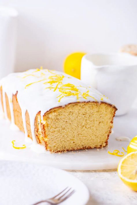 Keto Lemon Pound Cake | One of The Best Keto Cake Recipes Keto Lemon Pound Cake, Orange Loaf Cake, Orange Loaf, Orange Pound Cake, Brunch Dessert, Keto Cupcakes, Lemon Loaf Cake, Turkey Wraps, Lemon Pound Cake Recipe