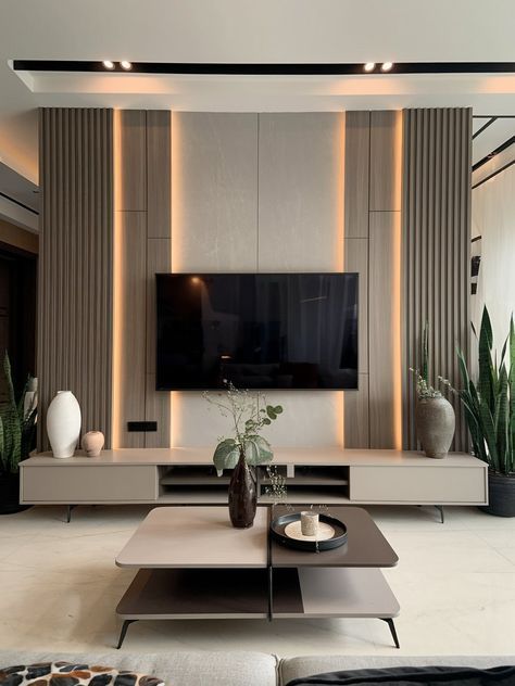 Office Tv Wall Design Modern, Tv Unit Design Modern Small Wall, Luxurious Tv Wall Design, Tv Unit Design Ideas Living Rooms, Behance Tv Unit Design, To Unit Design Modern, Living Room Tv Wall Ideas Small Apartments Interior Design, Tv Wall Modern Luxury, Tv Unit Decor Modern Interior Design