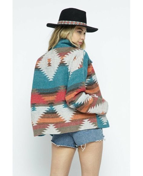 Southwest Drop Shoulder Lightweight Jacket https://shop.classicteenclothing.com/products/southwest-drop-shoulder-lightweight-jacket Aztec Jacket, Comfy Jackets, Pattern Jacket, Boho Pants, Teal Orange, Aztec Pattern, Jacket Pattern, Print Jacket, Aztec Print