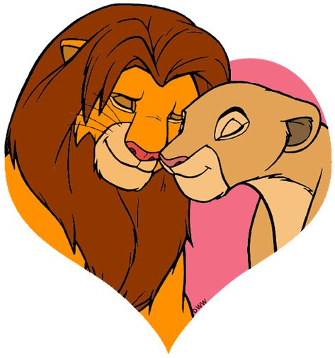 Clip art of Simba and Nala #simbaandnala, #thelionking, #simba, #nala Simba And Nala Drawing, Simba Und Nala, Simba E Nala, Up Carl Y Ellie, Simba Y Nala, Simba Et Nala, Taustakuva Iphone Disney, Disney Characters Christmas, Lion King Tattoo