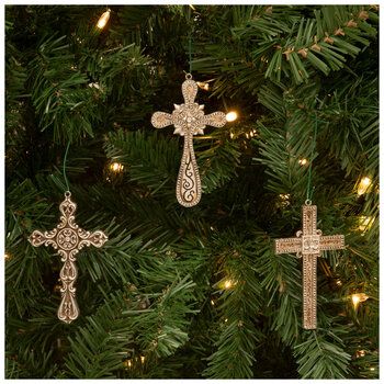 Ornaments - Christmas | Hobby Lobby Hobby Lobby Christmas Ornaments, Cross Ornaments, Ornate Cross, Resin Ornaments, Hobby Lobby Christmas, Grinch Ornaments, Baking Art, Frame Crafts, Scrapbook Paper Crafts