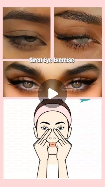 Selfcare | Wealth | Lifestyle on Instagram: "How To Get Siren Eye (This Exercise Is Game Changer)

#reels #explore #glowup #glowuptips #forthegirls #pinklips
#GlowUp  #facecare  #schooltips  #winterglowup #sireneyes #eyeexercise" How To Get Siren Eyes, Siren Eyes Exercise, Siren Eye, Wealth Lifestyle, Siren Eyes, Eye Exercises, Doe Eyes, Sleepy Eyes, Diamond Eyes