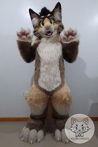 Realistic Cat Fursuit, Fursona Base, Cat Fursona, Lynx Fursuit, Big Cat Fursuit, Cat Fursuit Head, Plush Suit Fursuit, Cat Fursuit, Fursuit Making