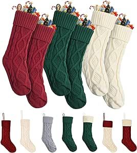 CANT STUFF STOCKINGS, WITHOUT FINDING THE PERFECT SOCKS!! Classic Cable Knit Print in traditional Christmas colors. Soft and Rich in texture, all the feelings of Christmas hung for all to see, and ideal quality for storing quality gifts. Stockings With Names, Family Christmas Stockings, Monogram Stockings, Stocking Hanger, Knit Stockings, Unique Christmas Decorations, Hanging Stockings, Personalized Stockings, Stocking Gifts