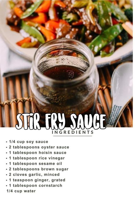 Stir Fry Dinner, Soya Recipe, Air Fryer Recipes Low Carb, Homemade Stir Fry Sauce, Homemade Stir Fry, Homemade Chinese Food, Asian Stir Fry, Homemade Spice Mix, Homemade Sauce Recipes