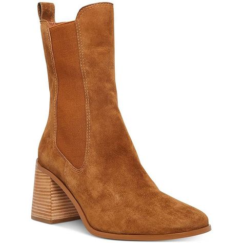 PRICES MAY VARY. Steve Madden Womens Women's block heel fashion boot Vegan leather upper material, synthetic sole Back pull tab and side gore panels for easy on and off 3 inch heel height, 9.5 inch shaft circumference, 8 inch shaft height Madden Boots, Brown Chelsea Boots, Leather Pulls, Chelsea Boot, Shoes Booties, The Trend, Iconic Brands, Steve Madden Shoes, Brown Boots