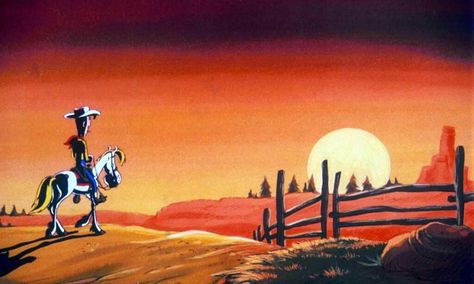 Western Anime, Wilde Westen, Western Comics, Lucky Luke, John Denver, West Art, Watch Cartoons, Bd Comics, Cartoon Sketches