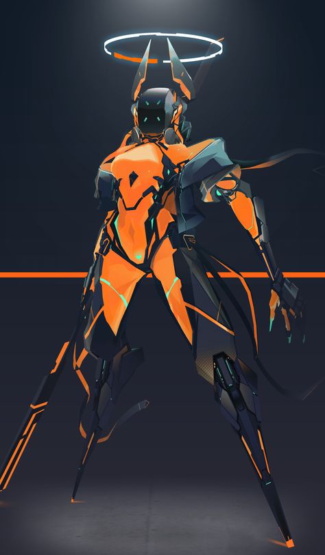 Warframe Art, Mecha Suit, Arte Cyberpunk, Robot Design, Robot Art, Robots Concept, Ex Machina, Robot Concept Art, Cyberpunk Art