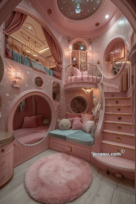 Princess Bedrooms, Luxury Kids Bedroom, Amazing Bedroom Designs, Dream Bedroom Inspiration, Princess Bedroom, Cute Bedroom Decor, Barbie Dream House, Dream Room Inspiration, Small Room Bedroom