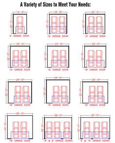 Garage Sizes Standard, Garage Size Layout, Garage Sizes, Garage Additions, Building A Carport, Garage Construction, Garage Workshop Plans, Garage Builders, Pergola Carport