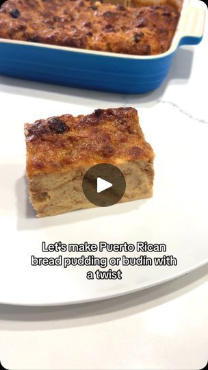 Trinidad Bread Pudding Recipe, Puerto Rican Water Bread, Budin Puertorriqueño, Puerto Rican Bread Pudding, Simple Bread Pudding Recipe Nyt, Ooey Gooey Bars, Gooey Bars, Deep South Dish, Banana Bread Recipe Moist